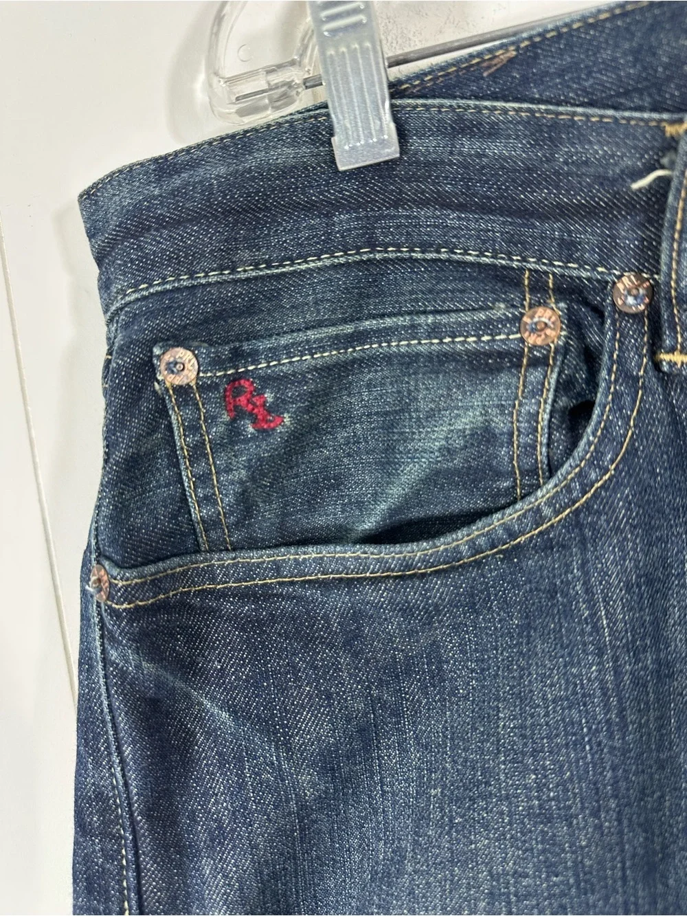 Ralph Lauren Polo Jean Co Size 36/30 Blue Classic Fit Relaxed Denim Blue Jeans